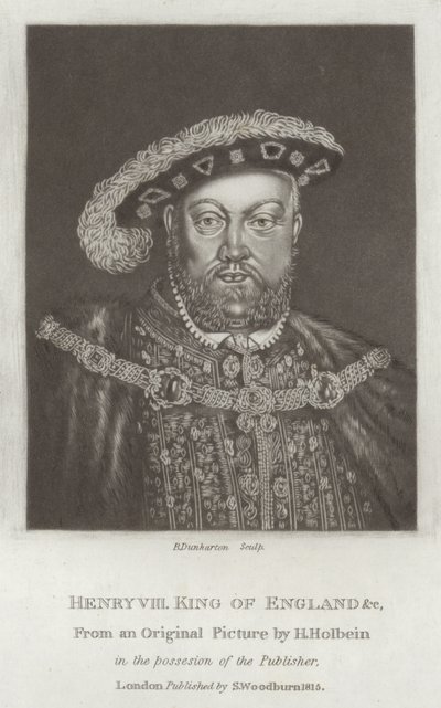 Enrique VIII Rey de Inglaterra de Hans Holbein der Jüngere