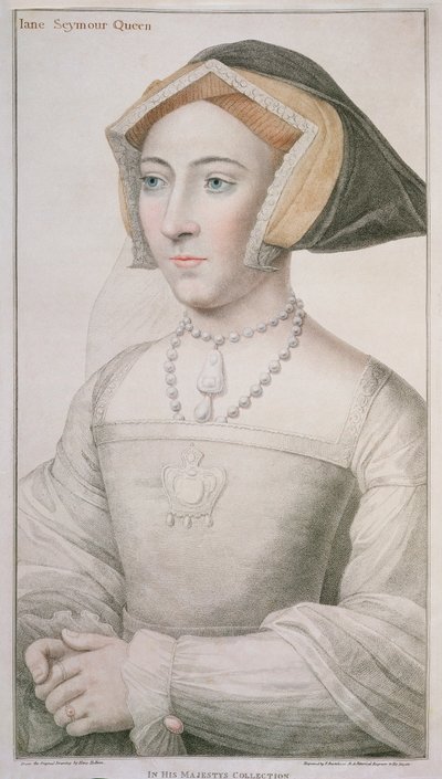 Jane Seymour (c.1509-37) grabado por Francesco Bartolozzi (1727-1815) de Hans Holbein der Jüngere
