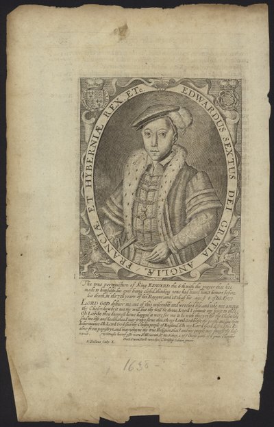 Rey Eduardo VI de Inglaterra e Irlanda de Hans Holbein der Jüngere