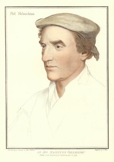 Philipp Melanchthon de Hans Holbein der Jüngere