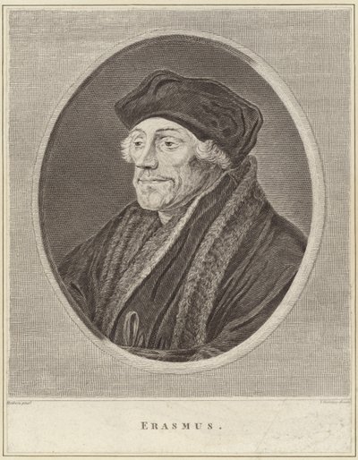 Retrato de Desiderio Erasmo de Hans Holbein der Jüngere