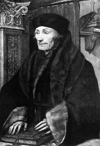 Retrato de Erasmo de Hans Holbein der Jüngere