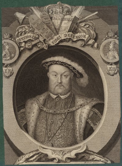 Retrato del Rey Enrique VIII de Inglaterra de Hans Holbein der Jüngere