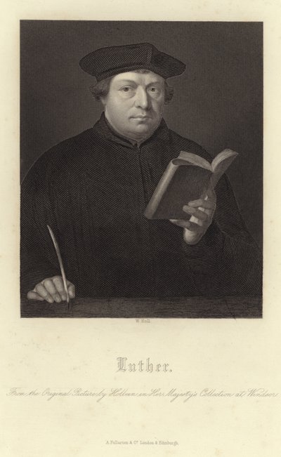 Retrato de Martín Lutero de Hans Holbein der Jüngere