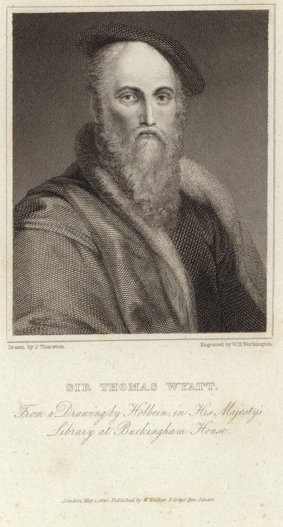 Retrato de Sir Thomas Wyatt de Hans Holbein der Jüngere