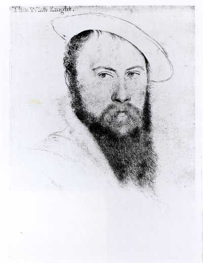 Retrato de Sir Thomas Wyatt el Joven (c.1521-54) de Hans Holbein der Jüngere