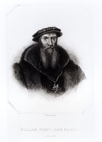Retrato de William, Primer Lord Paget de Hans Holbein der Jüngere