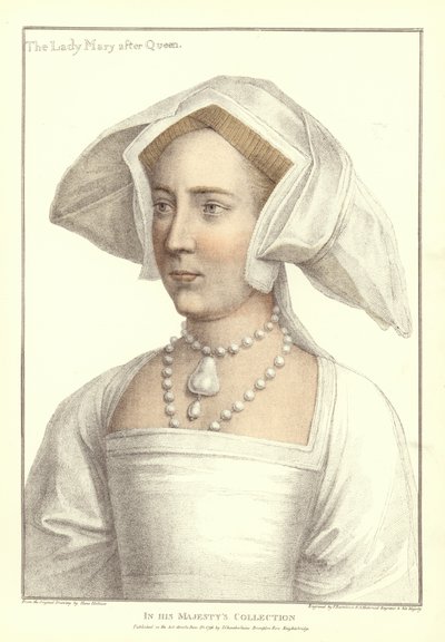 La reina María I de Inglaterra e Irlanda de Hans Holbein der Jüngere
