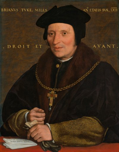 Sir Brian Tuke, c.1527-8 o c.1532-34 de Hans Holbein der Jüngere