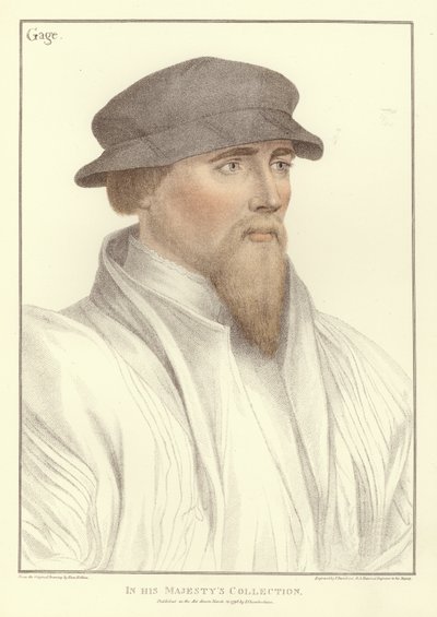 Sir John Gage de Hans Holbein der Jüngere