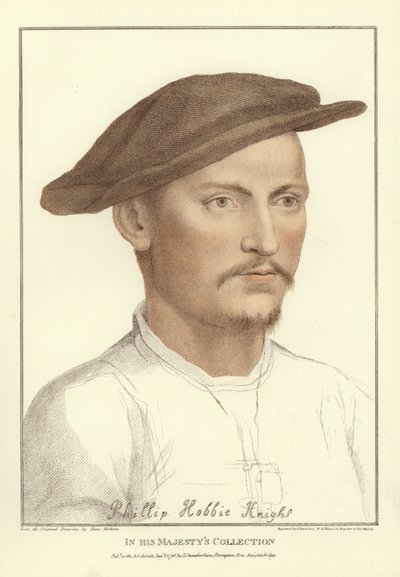 Sir Philip Hoby (aguafuerte) de Hans Holbein der Jüngere