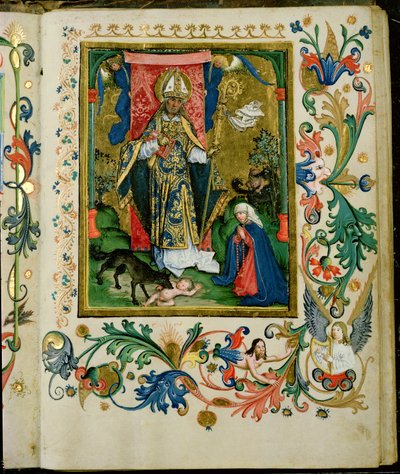 San Agustín con la Virgen y el Niño de Hans Holbein der Jüngere
