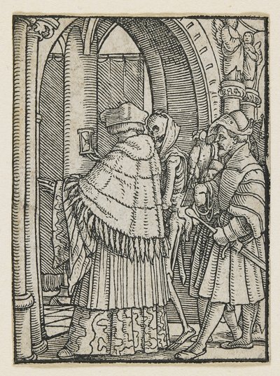 El canónigo de la Danza de la Muerte (Lyon), 1538, 1523-1526 de Hans Holbein der Jüngere