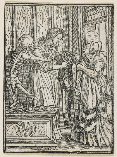 La condesa de la Danza de la Muerte (Lyon), 1538, 1523-1526 de Hans Holbein der Jüngere