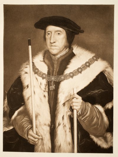 Thomas Howard, 3er Duque de Norfolk, pub. 1902 de Hans Holbein der Jüngere