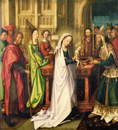Representación de Cristo en el Templo, 1500 de Hans Holbein the Elder