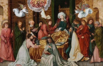 La muerte de la Virgen María de Hans Holbein the Elder