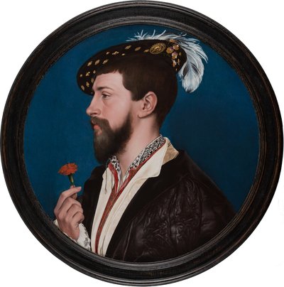 Retrato de Simon George de Cornualles , c.1535-40 (técnica mixta sobre madera de roble) de Hans Holbein the Elder