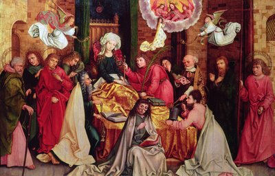 La muerte de la Virgen de Hans Holbein the Elder