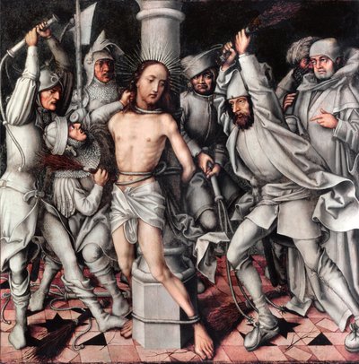 La flagelación de Cristo (detalle) de Hans Holbein the Elder