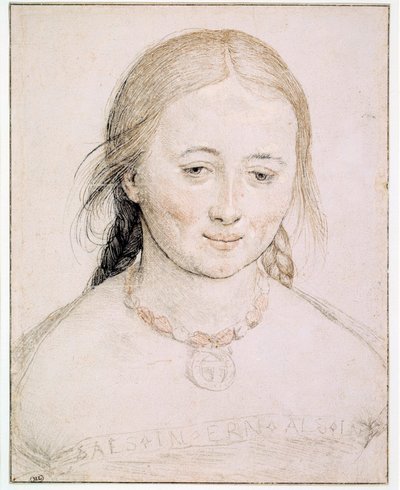 Cabeza de mujer joven de Hans Holbein the Elder