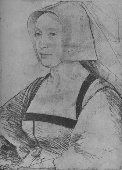 Una mujer: Desconocida, 1526-1528 de Hans Holbein der Jüngere