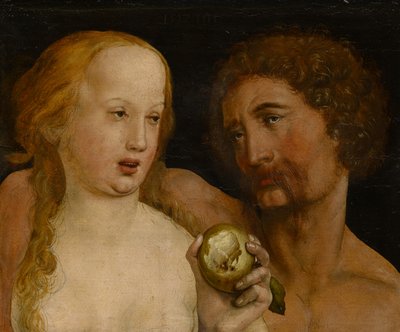 Adán y Eva, 1517 de Hans Holbein der Jüngere