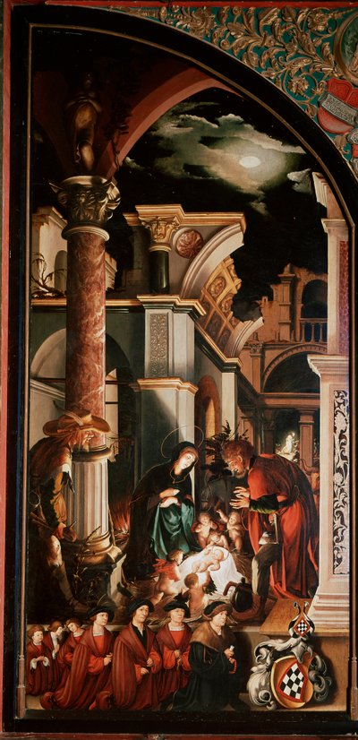 Retablo de Oberried: La Adoración de los Pastores de Hans Holbein der Jüngere