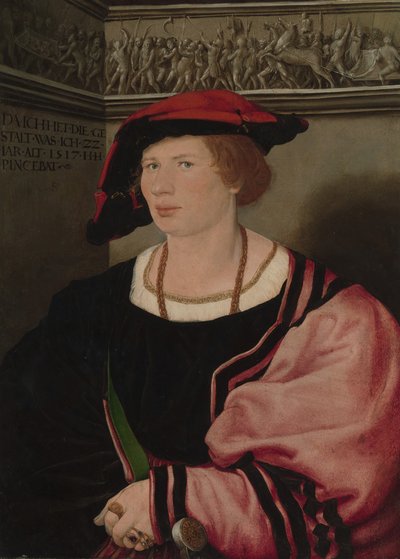 Benedikt von Hertenstein nacido alrededor de 1495, fallecido en 1522, 1517 de Hans Holbein der Jüngere