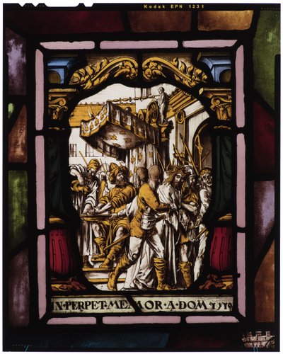 Cristo juzgado por Pilato de Hans Holbein der Jüngere