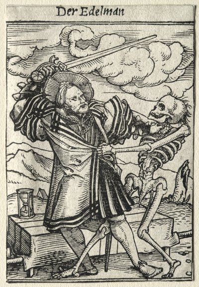 Danza de la muerte: El noble de Hans Holbein the Younger