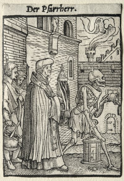 Danza de la muerte: El pastor de Hans Holbein the Younger