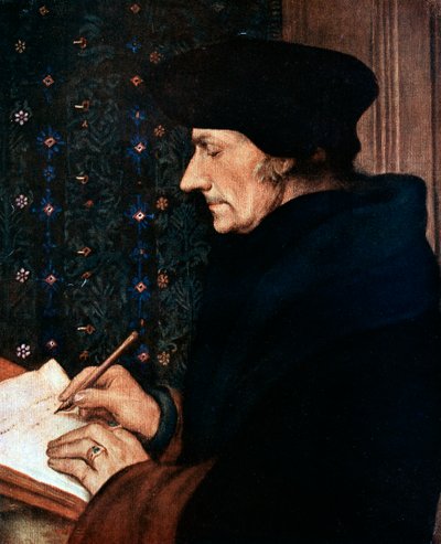 Desiderus Erasmus 1497-1543, humanista y erudito holandés, 1523 de Hans Holbein der Jüngere