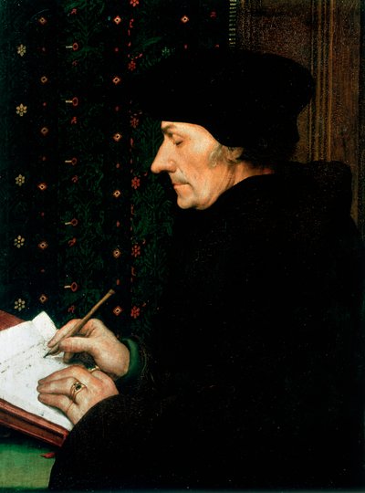 Desiderio Erasmo, humanista y erudito holandés, 1523 de Hans Holbein der Jüngere