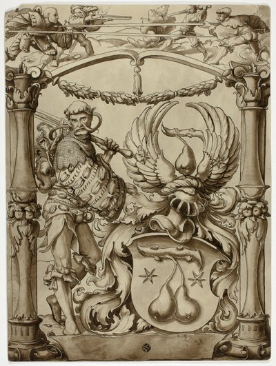 Diseño de armas heráldicas suizas de Hans Holbein the Younger