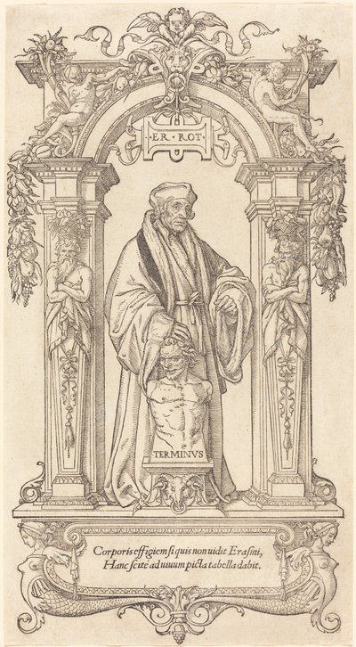 Erasmo de Rotterdam de Hans Holbein der Jüngere