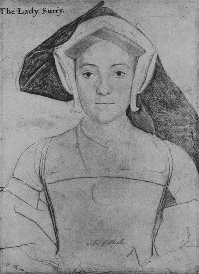 Frances, Condesa de Surrey, c1532-1533 1945 de Hans Holbein der Jüngere