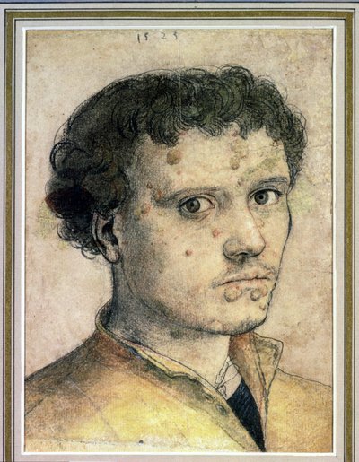 Cabeza de un joven, 1523 de Hans Holbein der Jüngere
