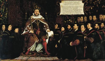 Enrique VIII y los barberos cirujanos de Hans Holbein der Jüngere