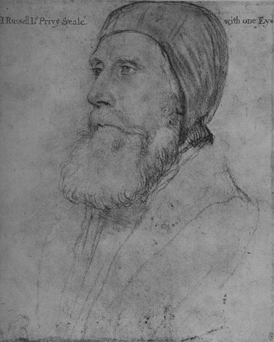 John Russell, Conde de Bedford, c1532-1543, 1945 de Hans Holbein der Jüngere