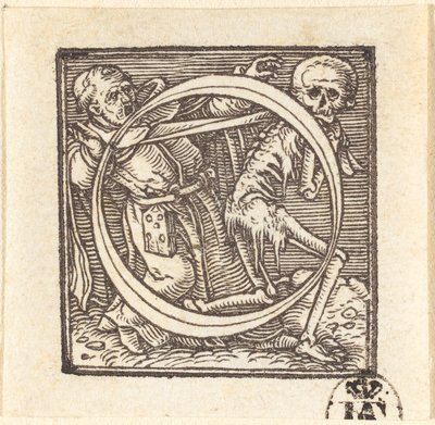 Letra O de Hans Holbein der Jüngere