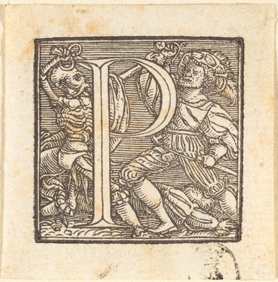 Letra P de Hans Holbein der Jüngere