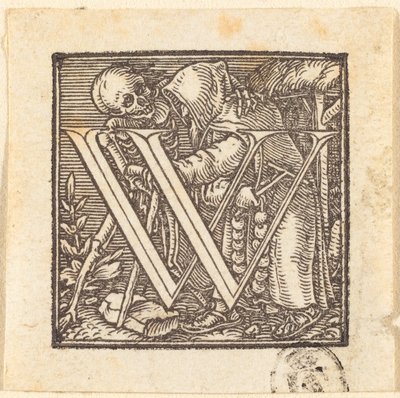Letra W de Hans Holbein der Jüngere
