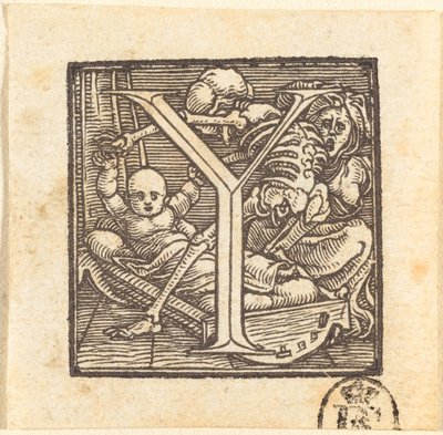 Letra Y de Hans Holbein der Jüngere