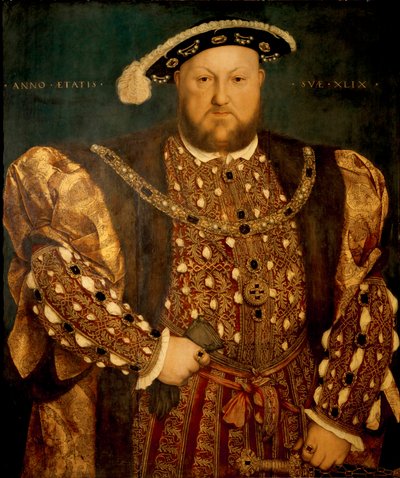 Retrato de Enrique VIII a los 49 años de Hans Holbein the Younger