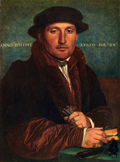 Retrato de un hombre, 1541, 1909 de Hans Holbein der Jüngere