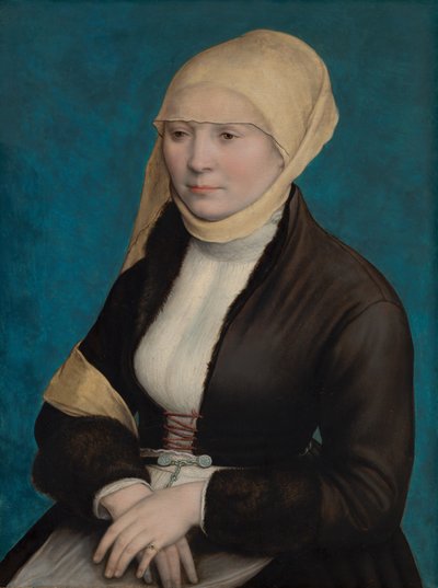Retrato de una mujer del sur de Alemania de Hans Holbein der Jüngere
