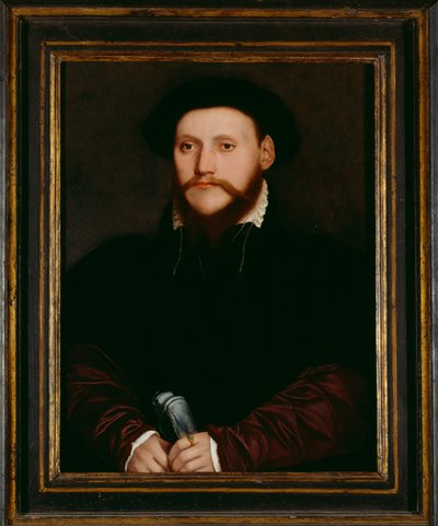 Retrato de un desconocido (óleo sobre lienzo) de Hans Holbein der Jüngere