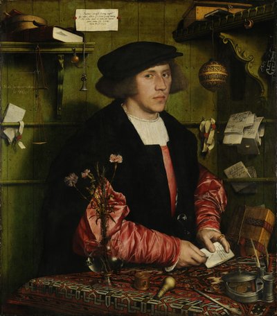 Retrato del comerciante George Gisze de Hans Holbein der Jüngere