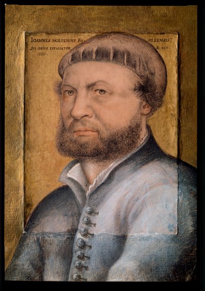 Autorretrato de Hans Holbein der Jüngere
